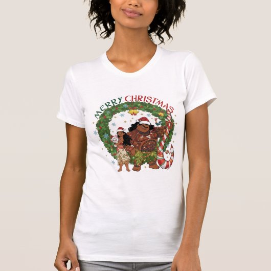 Moana & Maui Frohe Weihnachten T - Shirt | Holiday (Vorderseite)