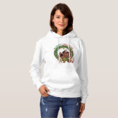 Moana & Maui Merry Christmas Crop Hoodie | Feierta (Vorne ganz)