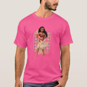Moana - Pose von Zeichen T-Shirt (Vorderseite)