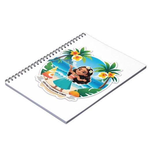 Moana’s Island Birthday Vibes! Notizblock (Linke Seite)