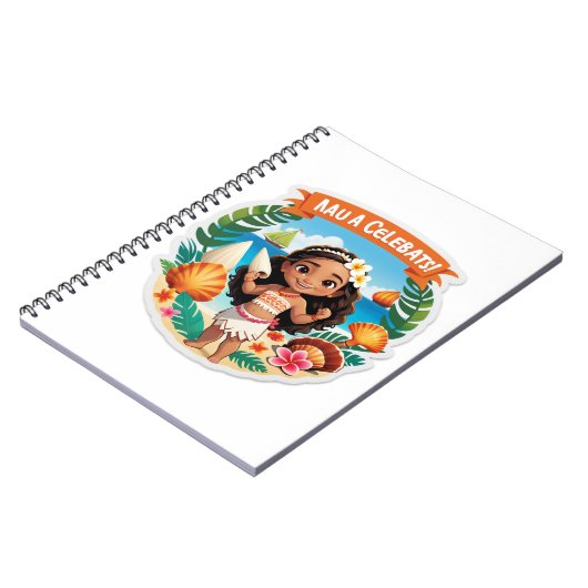 Moana’s Island Birthday Vibes! Notizblock (Linke Seite)