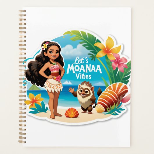Moanas Insel-Geburtstagsvibes! Planer (Vorderseite)