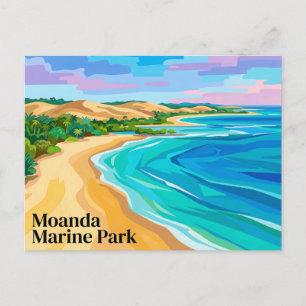 Moanda-Meerespark Postkarte