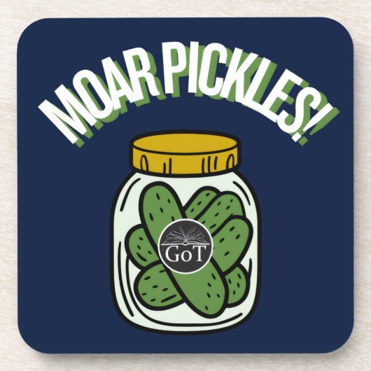 Moar Pickles! Getränkuntersetzer Getränkeuntersetzer (Vorderseite)