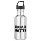 Moar Watts Edelstahlflasche (Vorderseite)