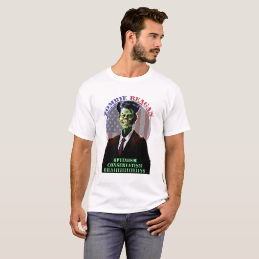 Moar Zombie Reagan! T-Shirt (Vorne ganz)