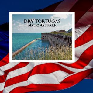 Moat, Wall, Fort Jefferson, Dry Tortugas Postkarte
