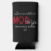 Mob Ehefrau & Martini Black Bach Junggeselinnen-Ab Selters Dosenkühler (Rückseite)