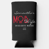 Mob Ehefrau & Martini Black Bach Junggeselinnen-Ab Selters Dosenkühler (Vorderseite)