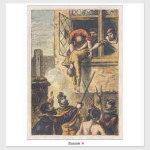 Mob Justice über Massaker am Saint Bartholomew-Tag Aufkleber