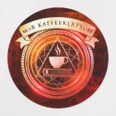 MoB-Kaffeeklatsch - Aufkleber (Design 1)