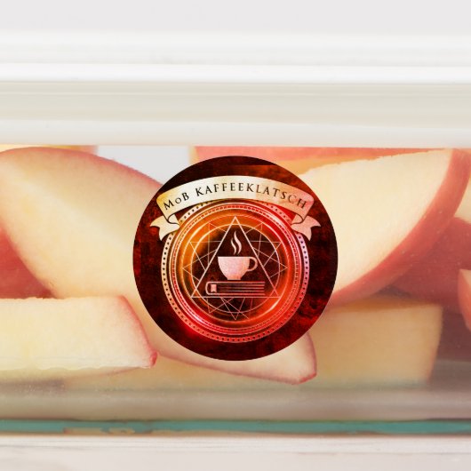 MoB Kaffeeklatsch - stickers Etiketten (Befestigt)