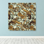 Mob Krawatte Canvas Print Leinwanddruck (Insitu (Holzboden))