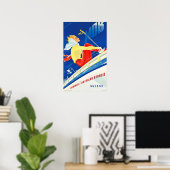 MOB Montreux Oberland Bernois Vintage Schweiz Poster (Heimbüro)