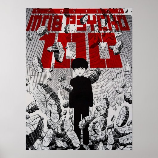 Mob Psycho 100 Vintag Poster (Vorne)