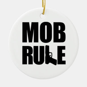 Mob Rule Hand Gun Keramikornament