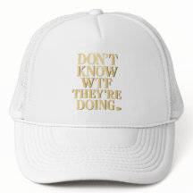 Mob Wife Energie: „Keine Ahnung WTF“ Design