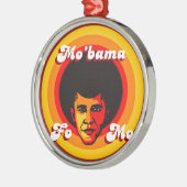 Mo'bama Weihnachtsverzierung Silbernes Ornament (Links)