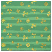 Möbel aus goldenen Kleeblättern Stoff (Muster)