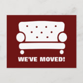 Möbel, die Postkarten verschieben, für neue Adress (Vorderseite)