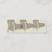 Möbel - dünn mini visitenkarte (Rückseite)