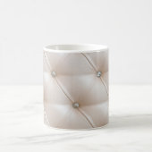 Möbel für die Beförderung in hellbeige Leder Kaffeetasse (Mittel)