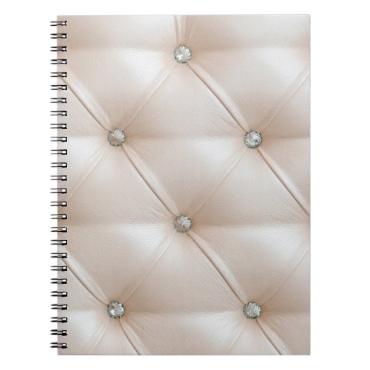 Möbel für die Beförderung in hellbeige Leder Notizblock (Vorderseite)