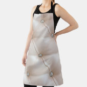 Möbel für die Beförderung in hellbeige Leder Schürze (InSitu)