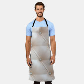 Möbel für die Beförderung in hellbeige Leder Schürze (Getragen)