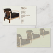 Möbel - Geschäft Visitenkarte (Vorne/Hinten)