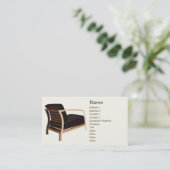 Möbel - Geschäft Visitenkarte (Stehend Vorderseite)