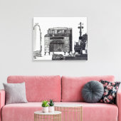 Möbel im griechischen Stil Leinwanddruck (Insitu (Wohnzimmer))