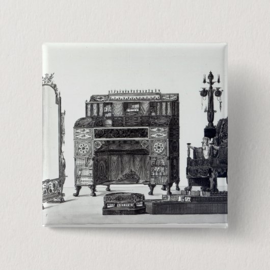 Möbel in der griechischen Art Button (Vorderseite)