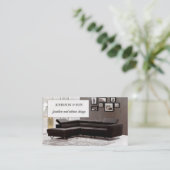 Möbel Innenarchitektur Visitenkarte (Stehend Vorderseite)