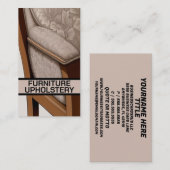 Möbel Polstermöbel Stuhl Visitenkarte (Vorne/Hinten)