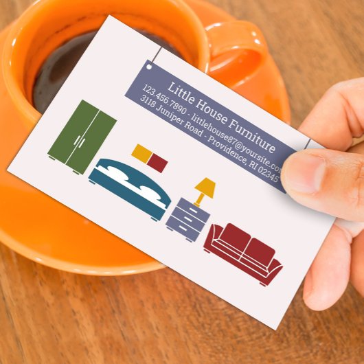 Möbel-Visitenkarte Visitenkarte
