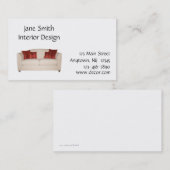 Möbel-Visitenkarte Visitenkarte (Vorne/Hinten)