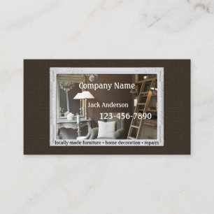 Möbel Zuhause Decoration Retail Business Card Visitenkarte