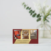 Möbelausstattung für kundenspezifische Fotos - Pol Visitenkarte (Stehend Vorderseite)