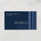 Möbeldesigner Innendekoration Holzarbeiterkarte Visitenkarte (Rückseite)