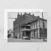 Möbelgeschäft in E. Liverpool Postkarte (Vorne/Hinten)