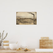 Möbelhersteller Kilburn and Gates Hütte Poster (Küche)