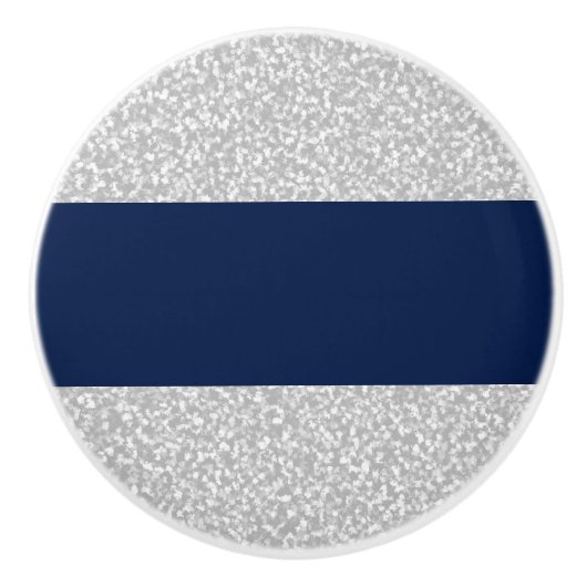 Möbelknöpfe für Silber und Navy-Keramik Keramikknauf (Vorderseite)