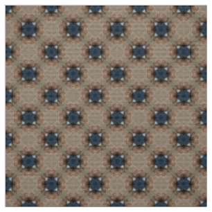 Möbelmuster aus Glitch2, blau, braun Stoff