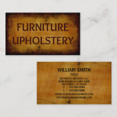 Möbeln Polstermöbel Antike Visitenkarte (Vorne/Hinten)