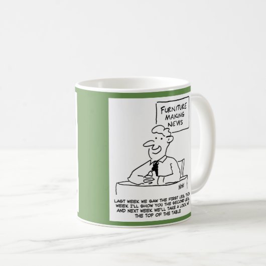 Möbelproduktion Fernsehprogramm, Zimmerservice Kaffeetasse (VorderseiteRechts)