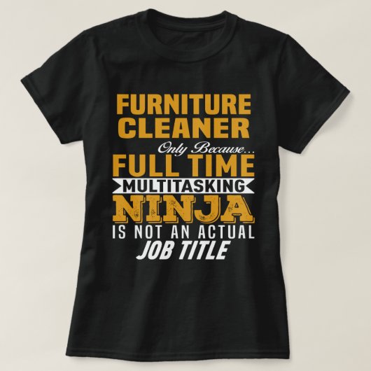 Möbelreiniger T-Shirt (Design vorne)