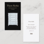 Möbelrestaurierung, -veredelung und -reparatur telefonnummerkarte (Vorne/Hinten)