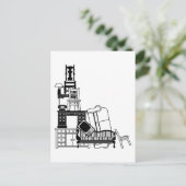 Möbelstapel Postkarte (Stehend Vorderseite)