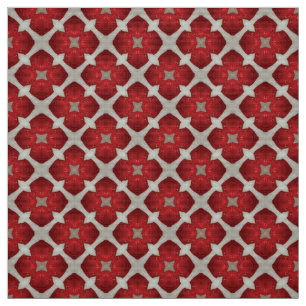 Möbelstoff Glitch2 Red Gray Stoff